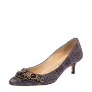 Pre-owned Lilla Raffia Oscar de la Lava Haeler