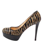 Pre-owned Svart Raffia Christian Louboutin haeler