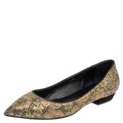 Pre-owned Metallisk stoff Giuseppe Zanotti Flats