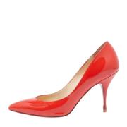 Pre-owned Oransje skinn Christian Louboutin haeler