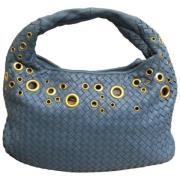 Pre-owned Bla skinn Bottega Veneta veske