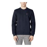 Blå Langarmet Sweatshirt