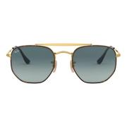 Marshal Sunglasses in Gold Havana/Blue Shaded