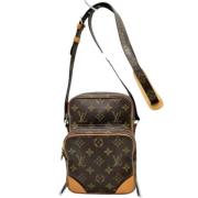 Pre-owned Brunt lerret Louis Vuitton Amazone