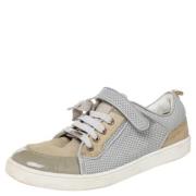 Pre-owned Beige Mesh Dior joggesko