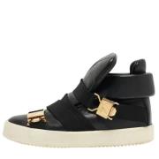 Pre-owned Svart skinn Giuseppe Zanotti joggesko