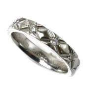 Pre-owned Solv Platinum Chanel Ring