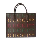 Pre-owned Brunt skinn Gucci Marmont