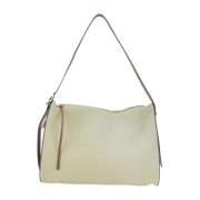 Pre-owned Beige semsket Loewe skulderveske