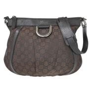 Pre-owned Brunt stoff Gucci Abbey