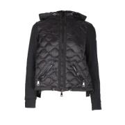 Pre-owned Svart nylon Moncler jakke