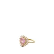 Rose Gull Hjerte Ring