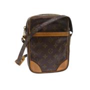 Pre-owned Brunt lerret Louis Vuitton Donau