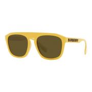 Yellow/Dark Brown Sunglasses