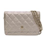 Pre-owned Rosa skinn Chanel lommebok