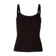 Celica Anna Strap Tank Top - Black