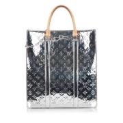 Pre-owned Solv lerret Louis Vuitton Sac Plat