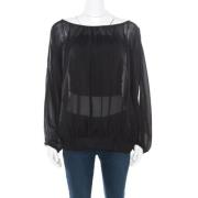 Pre-owned Svart silke Marc Jacobs topp