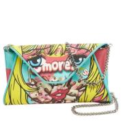 Pre-owned Flerfarget laer Moschino Clutch