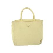 Pre-owned Beige nylon Prada veske