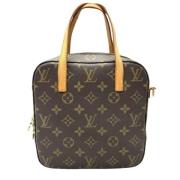 Pre-owned Brunt lerret Louis Vuitton Spontini