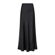 Vicky Heavy Sateen Skirt - Black