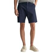 Slim Fit Twill Shorts