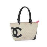 Pre-owned Hvit skinn Chanel Tote