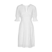 Koko Short Cotton Dress - White