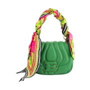 Women Bags Handbag Green Fuxia Ss23