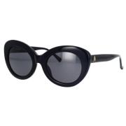 Linda Farrow Agnes Oversized Cat-Eye Solbriller