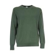 Cashmere Ribbestrikket Crewneck Genser