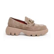 Beige Moccasin med Maxi Såle