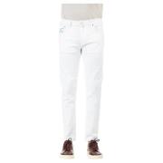 Scott Modell Hvite Jeans