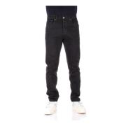 Slim-Fit Svarte Jeans