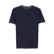 Bomull Crew-neck Brodert T-skjorte