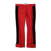 Røde Klassiske Cropped Bukser
