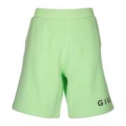 Fluoriserende Grønn Bermuda Shorts