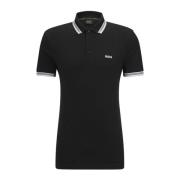 Herre Polo med Detaljer og Kontrast Logo Modell 50469055 Paddy Farge S...