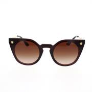 Cat-eye solbriller i acetat