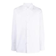 Hvit Skjorte i Bomull - Moderne Stil