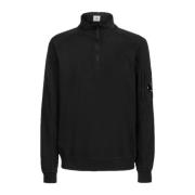 Lett Fleece Halv Glidelås Sweatshirt