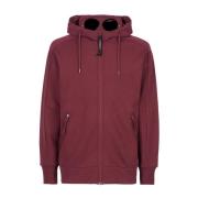 Diagonal Teksturert Fleece Goggle Hoodie