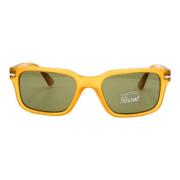 Gjennomsiktig gul rektangulær solbrille
