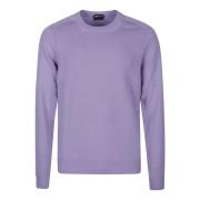 Lavendel Cashmere Saddle Sweater