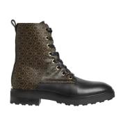 Svart Cleat Biker Boot - Mix