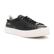 Sorte lave sneakers for menn