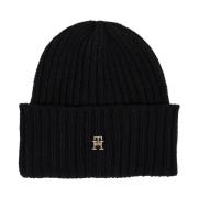 Stilig Svart Beanie for Kvinner