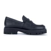 Sorte Lukkede Loafers for Kvinner