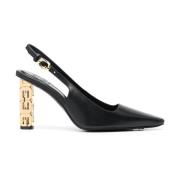 Sorte spenne-stropp spisse pumps